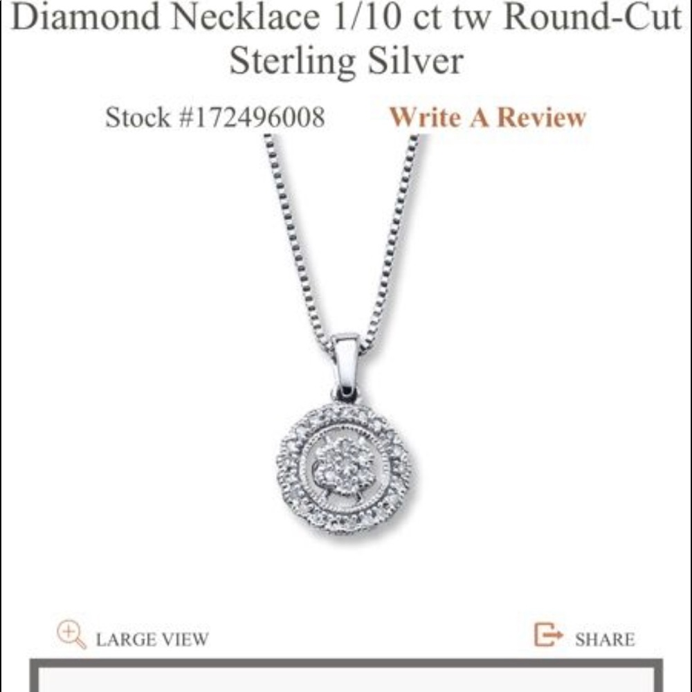 🔴SOLD🔴Diamond Pendant Necklace